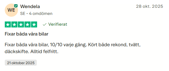 Omdöme från en Carmee-kund